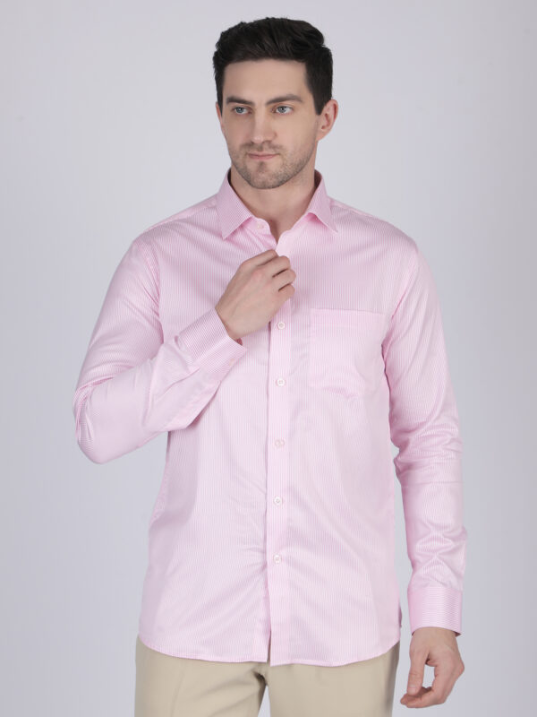 Cream Casual Full-Sleeve Ethnic Shirt