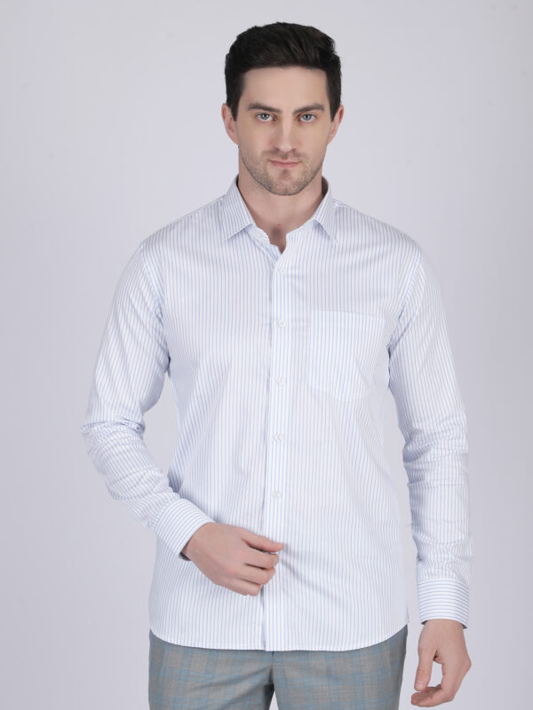 Cream Casual Full-Sleeve Ethnic Shirt