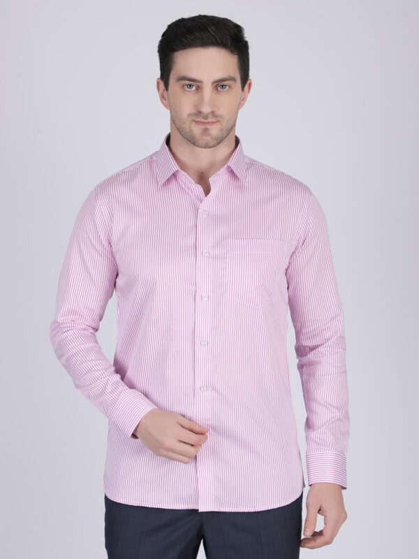 Cream Casual Full-Sleeve Ethnic Shirt