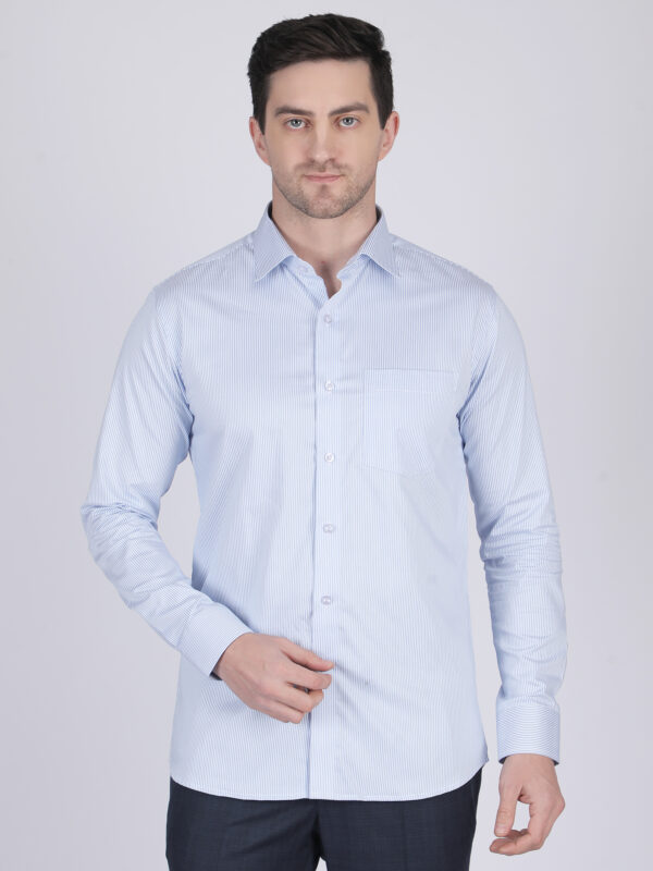 Cream Casual Full-Sleeve Ethnic Shirt