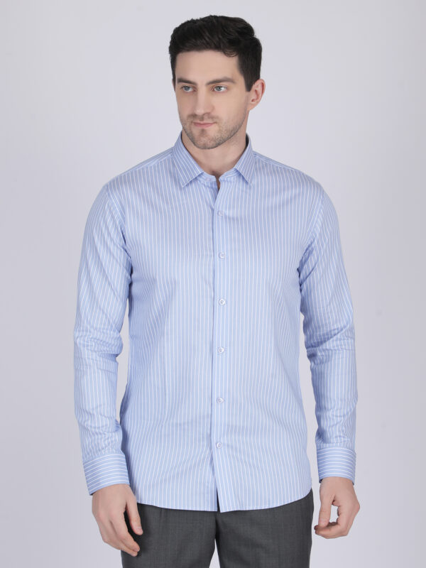 Cream Casual Full-Sleeve Ethnic Shirt