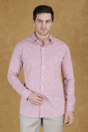 Cream Casual Full-Sleeve Ethnic Shirt