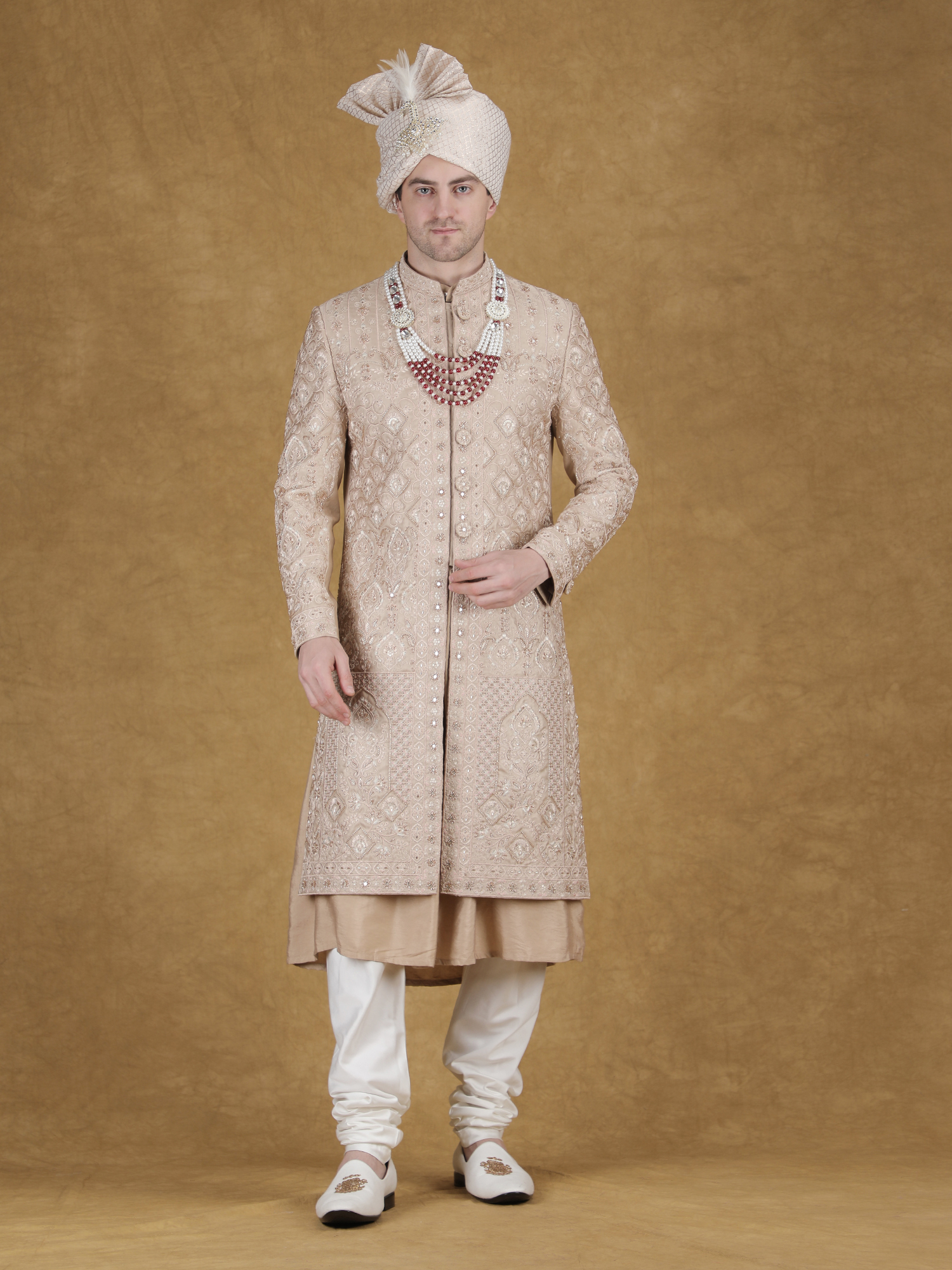 Multi-color Printed Standard Collar Shirt - Image 7