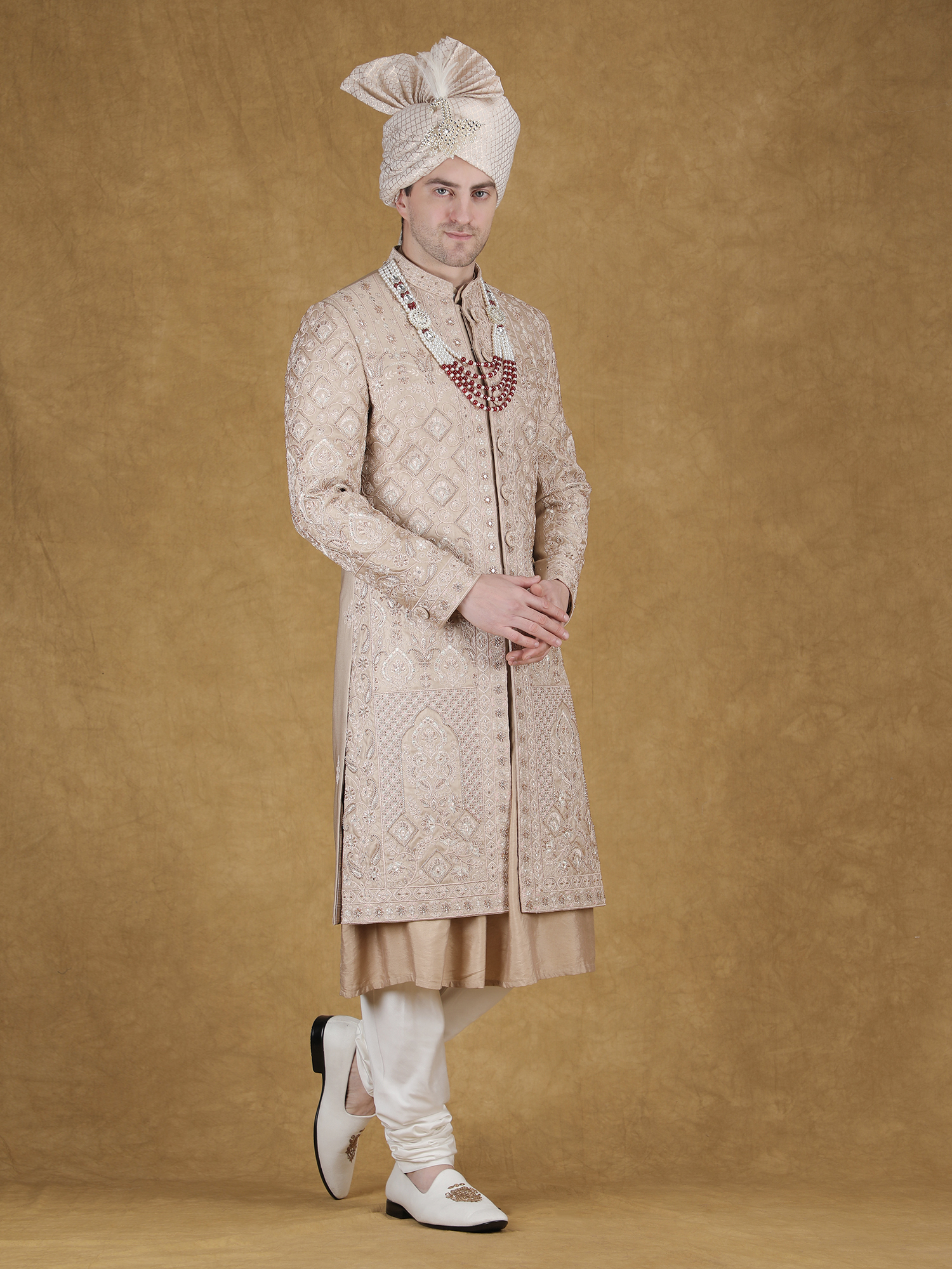 Multi-color Printed Standard Collar Shirt - Image 9