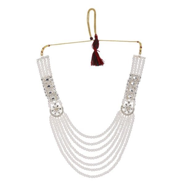 Royal pearl mala luxury groom wedding accessory by Deshi Coast