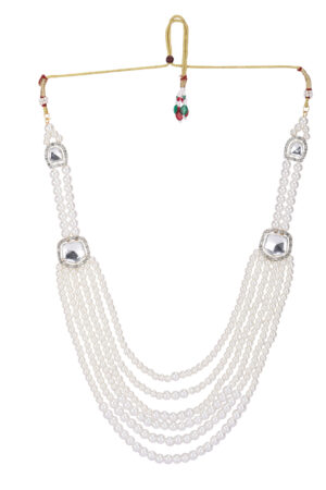 Royal Five-Layer Pearl Sherwani Dulha Haar