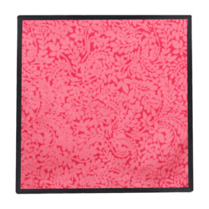 Modern Onyx Silk Pocket Square