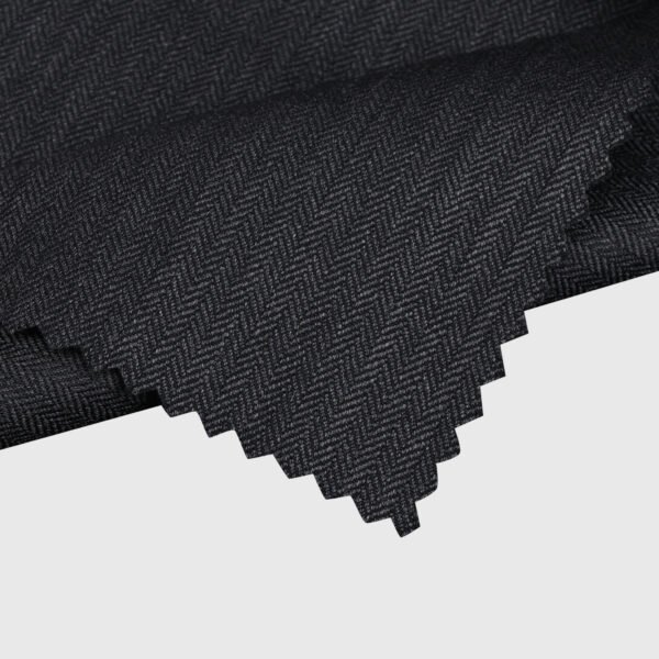 Graphite Herringbone Suiting fabric option for custom suits, tuxedos and blazers by Deshi Coast