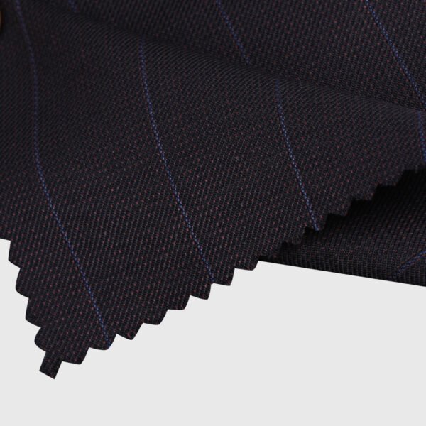 Royal Stripe Suiting fabric option for custom suits, tuxedos and blazers by Deshi Coast