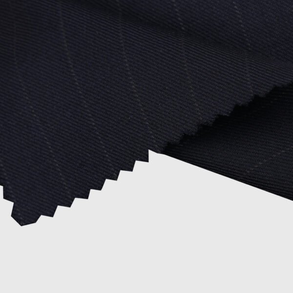Navy Self Herringbone premium suiting fabric option for bespoke suits tuxedos blazers and tailored trousers by Deshi Coast