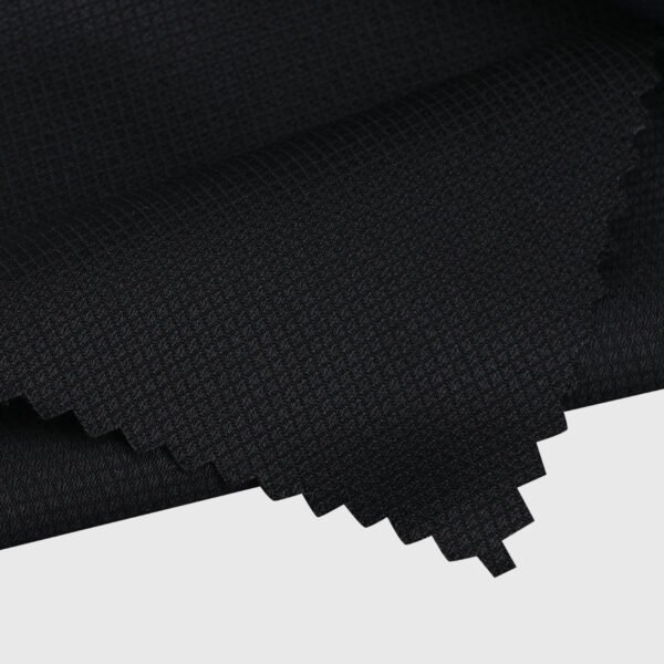 Executive Black Suiting fabric option for custom suits, tuxedos and blazers by Deshi Coast
