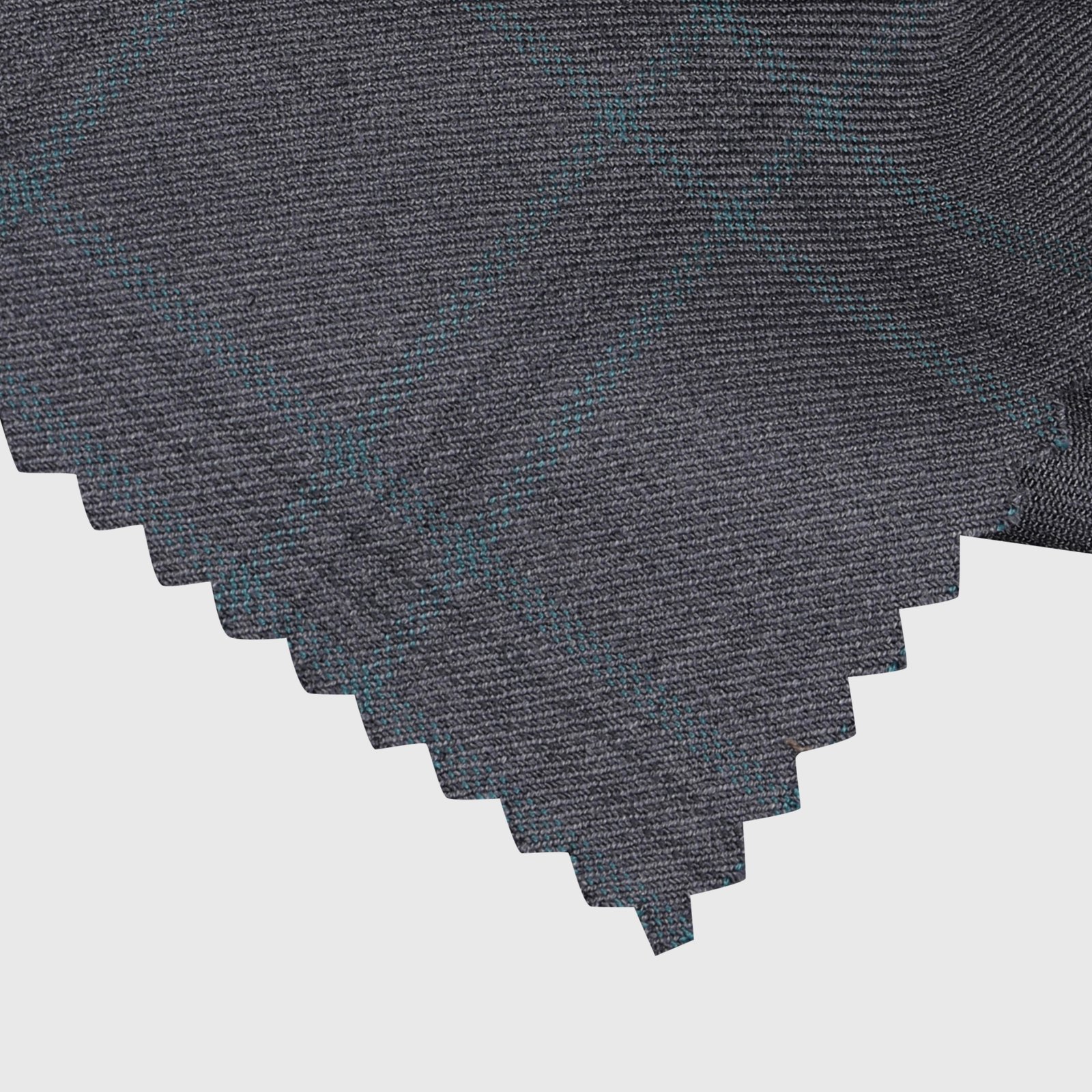 Slate Windowpane Suiting fabric option for custom suits, tuxedos and blazers by Deshi Coast