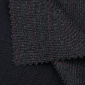 Imperial Charcoal Multi-Stripe Heritage Weave
