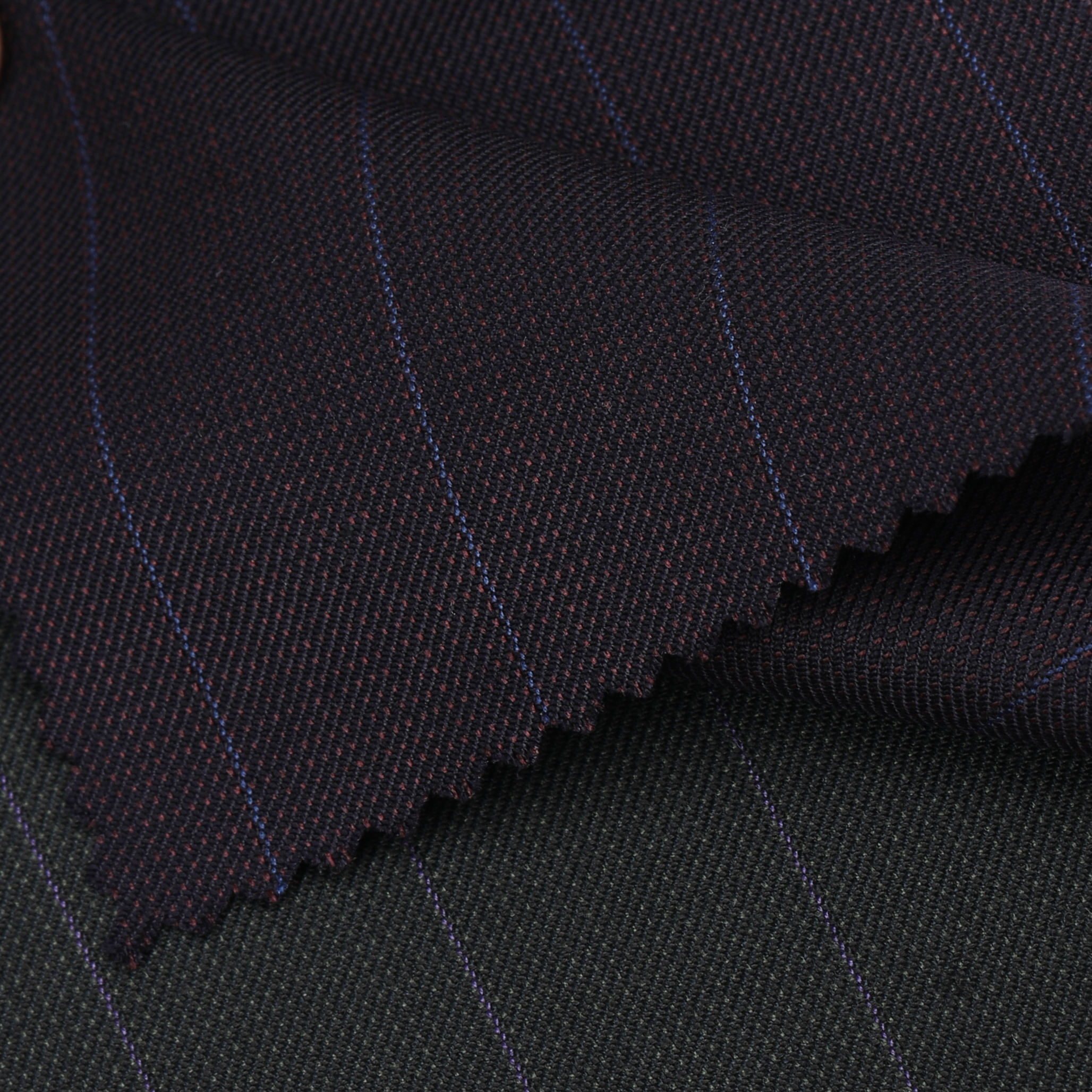 Imperial Navy Chalk Stripe Heritage Weave