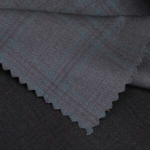 Imperial Charcoal Windowpane Signature Weave