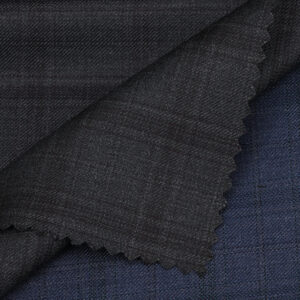 Imperial Charcoal Tonal Windowpane Prestige Weave