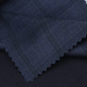 Royal Navy Tonal Windowpane Heritage Weave