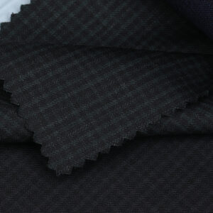 Imperial Charcoal Micro-Check Prestige Weave