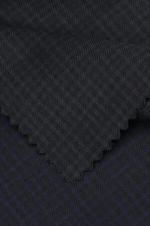 Imperial Charcoal Micro-Check Prestige Weave