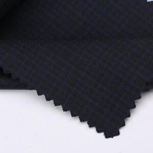 Imperial Charcoal Micro-Check Prestige Weave