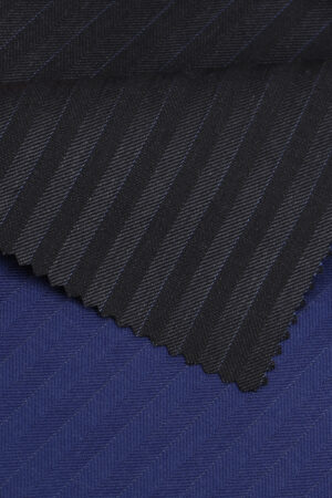 Italian Charcoal Wide Pinstripe
