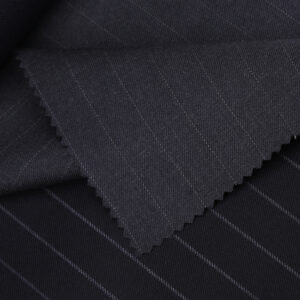 Italian Charcoal Pinstripe