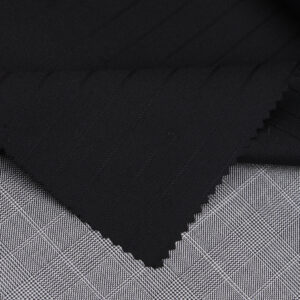 Italian Black Pinstripe