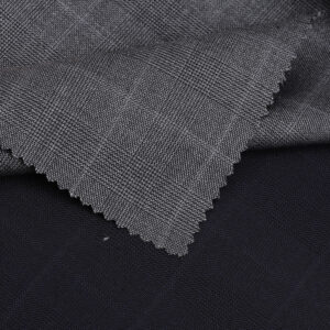 Italian Charcoal Prince of Wales Check