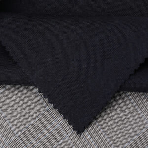 Italian Deep Navy Windowpane Check