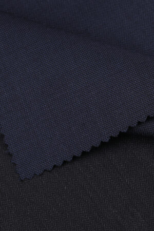 Italian Deep Navy Micro Texture